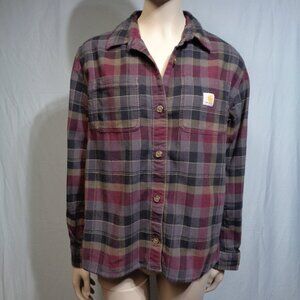 Carhart Ladies flannel size S(4/6)